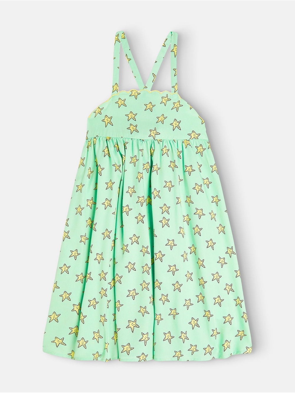 Stella McCartney Kids Star-Print Mint Green Sundress Pajama